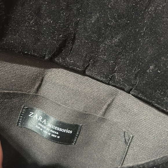 ZARA LIMITED EDITION EMBROIDERED VELVET BAG Crossbody chain bohemian gypsy bag - Picture 5 of 10